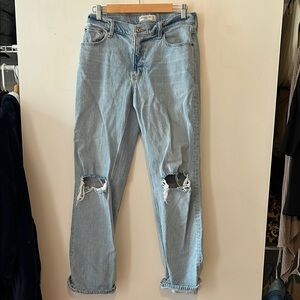 Abercrombie & Fitch the baggy low rise Jeans